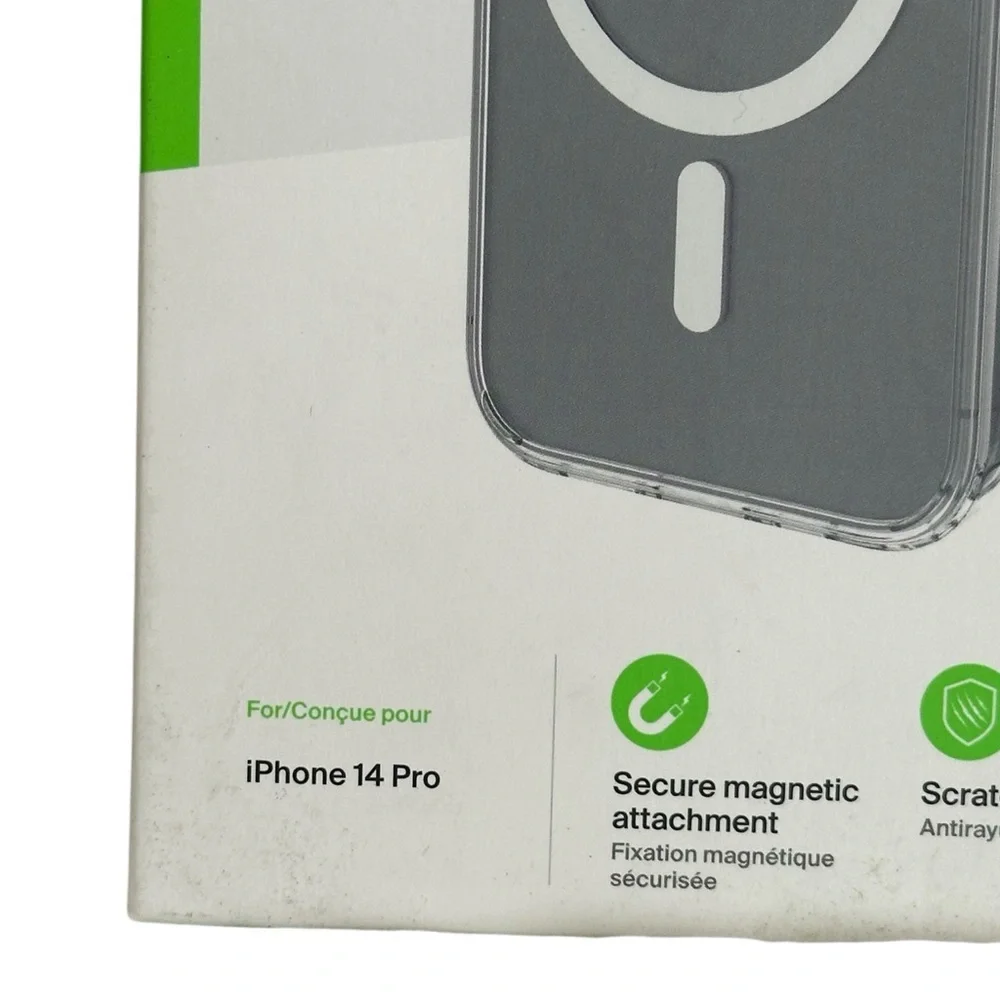 Belkin SheerForce Magnetic Protective Case Apple iPhone 14 Pro Clear NWT